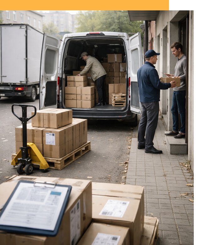 Доставка грузов от двери до двери с таможней от 46089 руб.