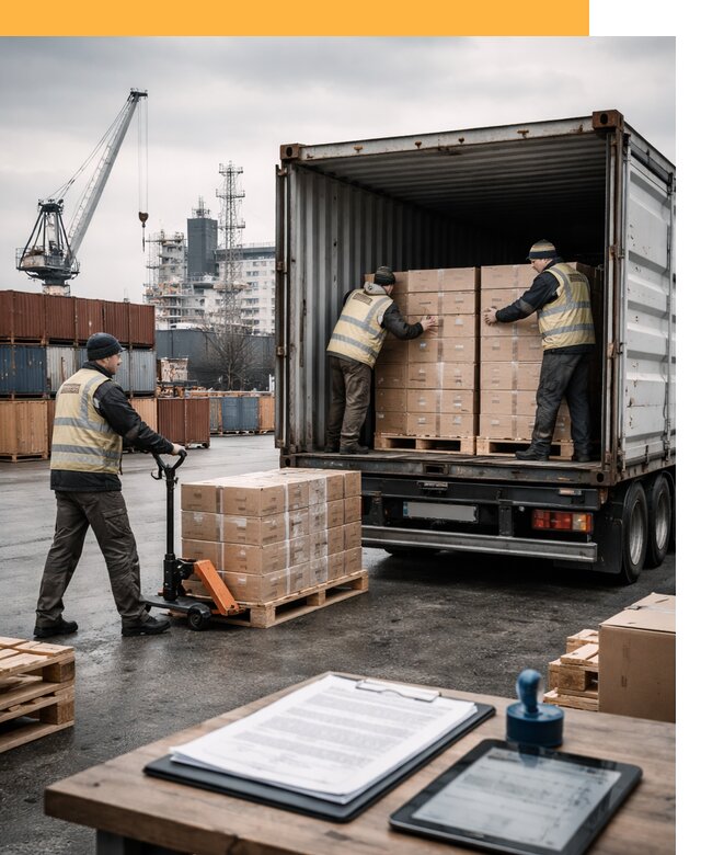 Доставка грузов из Латвии от 25605 руб, морская, авто, авиа