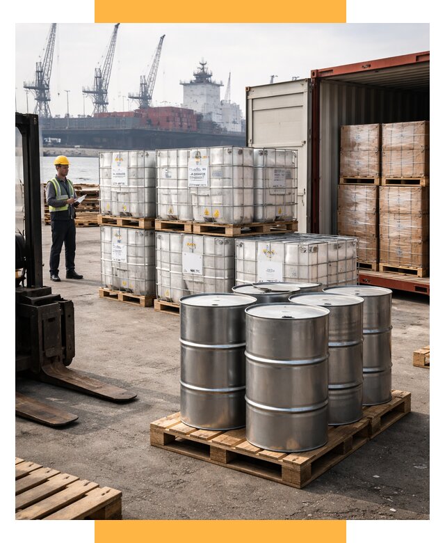 Доставка химического сырья из Индии от 256050 р. | СетСервис-Нвб