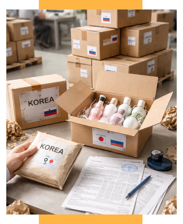 Доставка косметики из Кореи от 8706 р. под ключ | СетСервис-Нвб