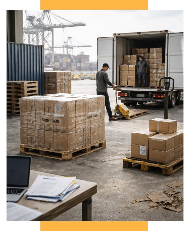 Доставка грузов из Израиля от 15363 р., логистика от СетСервис-Нвб