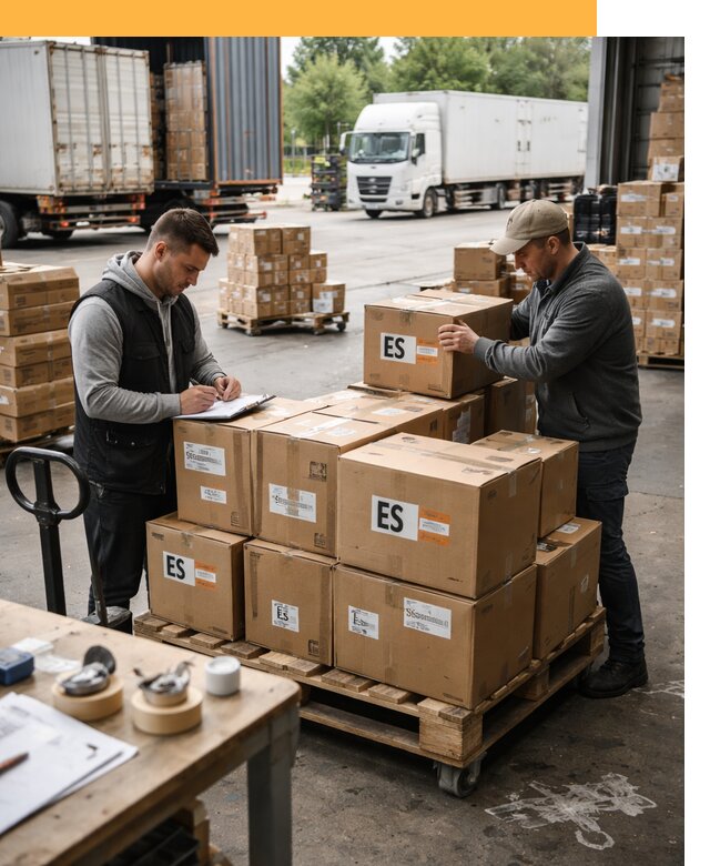 Доставка грузов в Испанию автотранспортом от 35847 руб