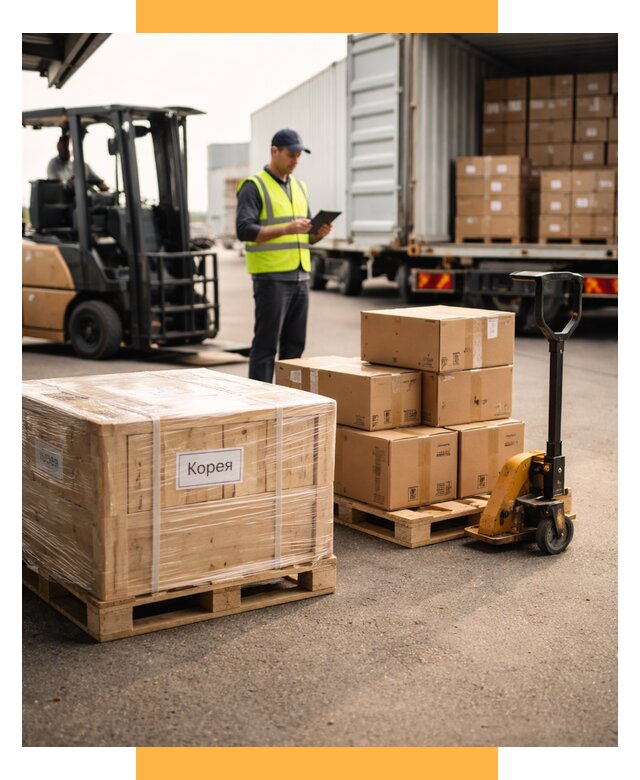 Доставка грузов в Корею из России от 35847 р. | СетСервис-Нвб