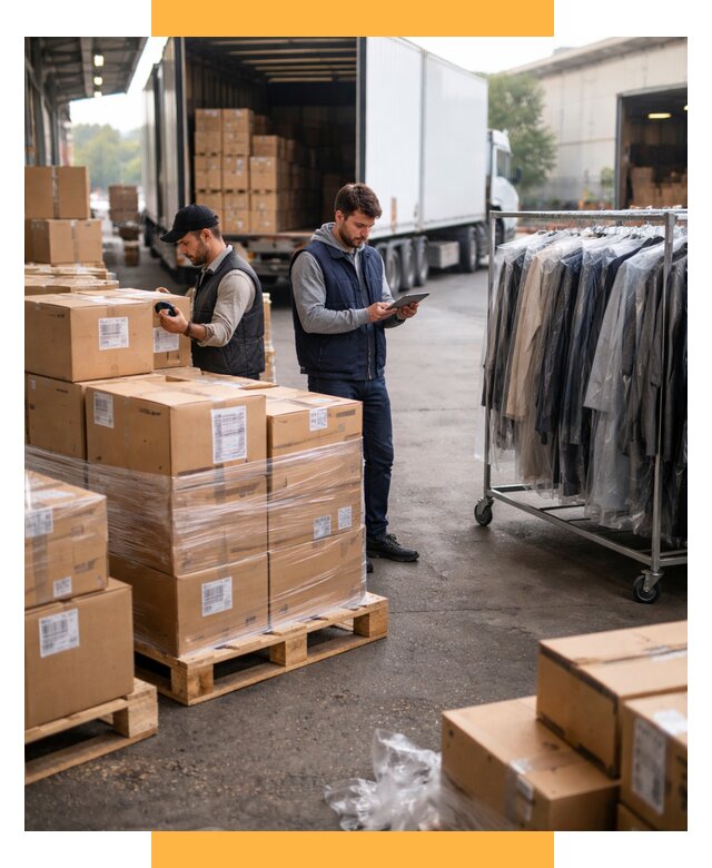 Перевозка и доставка одежды из Китая от 7682 р., СетСервис-Нвб