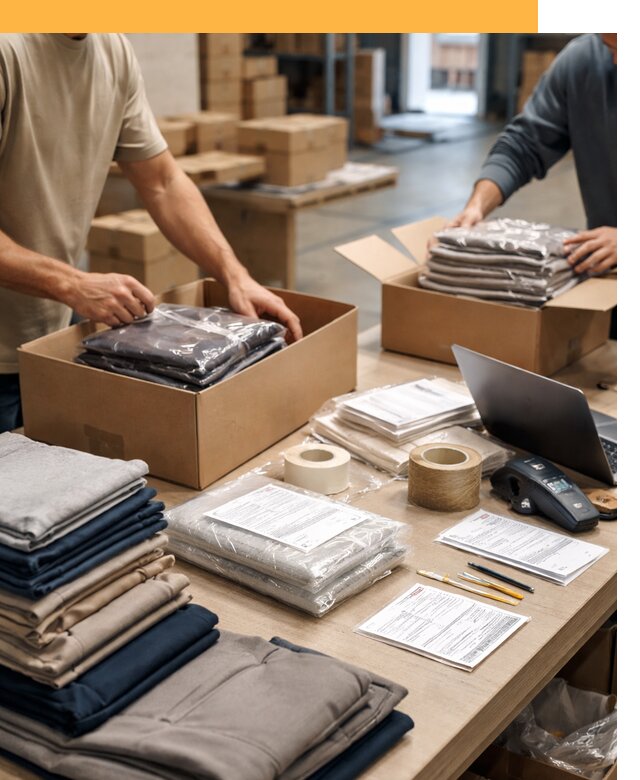 Перевозка одежды по миру от 7682 руб. с таможенным оформлением