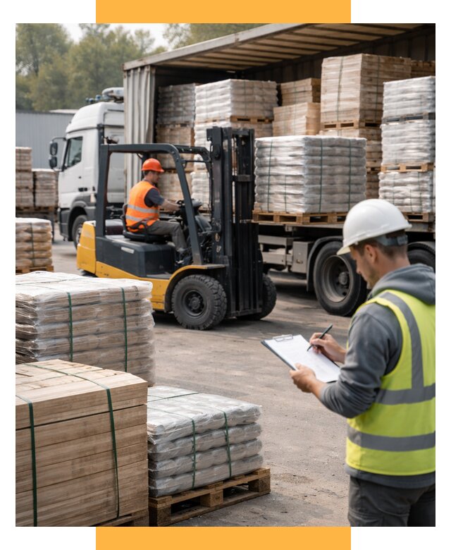 Перевозка строительных материалов от 5633 р. | СетСервис-Нвб