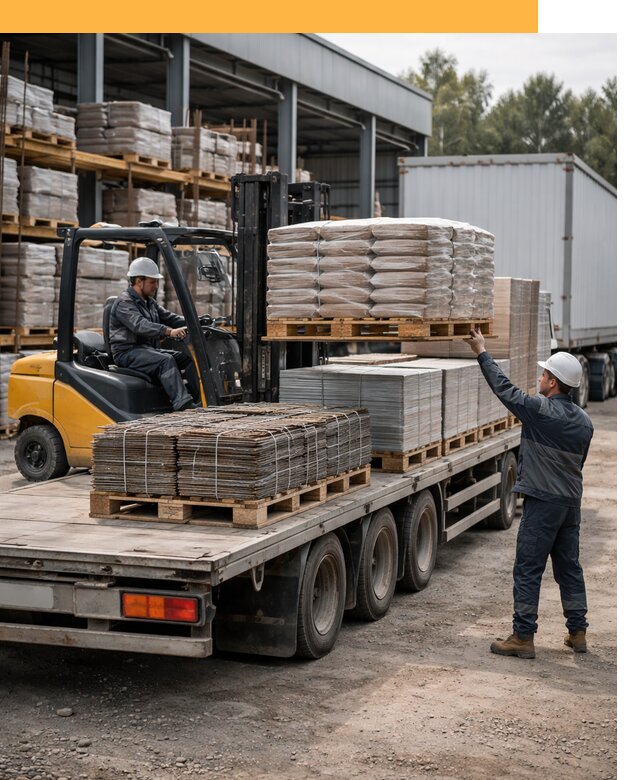 Перевозка строительных материалов по миру от 5633 руб