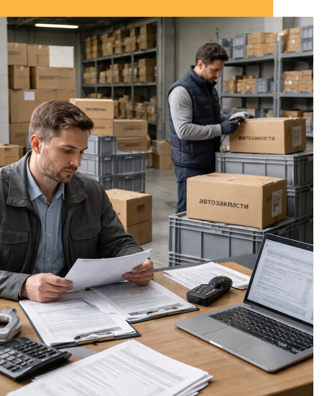 Таможенное оформление автозапчастей по выгодным тарифам от 8706