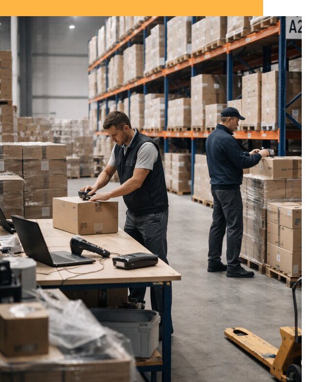 Склад консолидации в Европе: хранение, сортировка от 6657